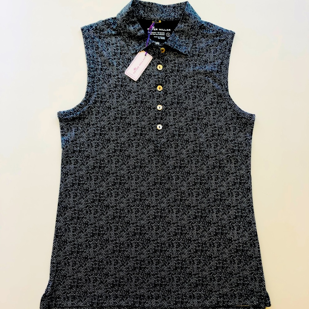 NWT Peter Millar UPF 50+ Las Vegas Golf Shirt.  Small
